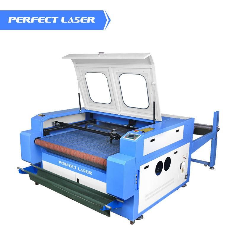 Double Heads Fabric Auto Feeding Laser Engraver and Cutter