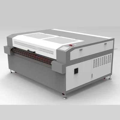 1600*1000mm CO2 Laser Cutting Machine for Fabrics Cloth Autofeeding