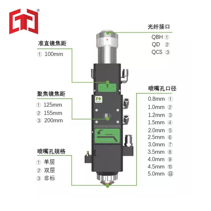 Raytools Bt240s Fiber Laser Cutting Head for Laser Cutter