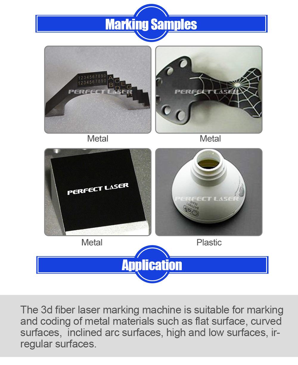 3D Dynamic Focus Mini Small Laser Marking Machine for Flat / Curved / Inclined / Arc / Irregular Surface