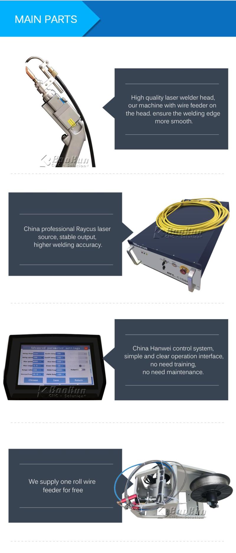 CNC Machinery Move Freely Mini Laser Welder with Cheap Price
