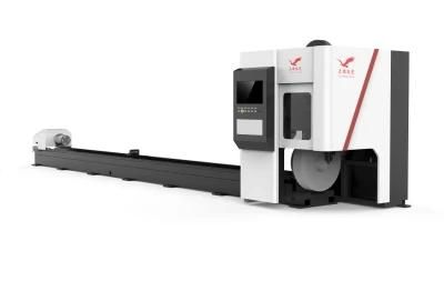 Factory Price Industrial CNC Fiber Laser Tube Pipe Cutting Machine Manufacturers for Ms Ss Al Cu