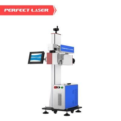 20W 30W 50W Lifting Type Laser Marking Machine for Bottles on Production Line