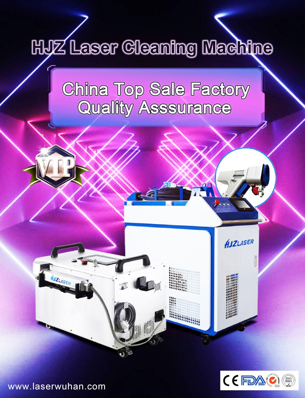 1500W Dual Optical Beam Double Scaneer Laser Cleaning Machine Cleaning Size 30cm