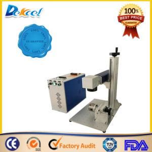 Round Things Rings Portable Fiber Laser Marking Machine Marker with Rotary Device