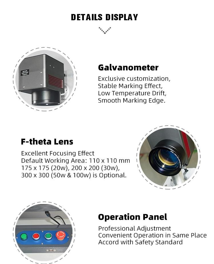 Raycus Widely Used Fiber Laser Metal Marking Machine with Ce Certificate