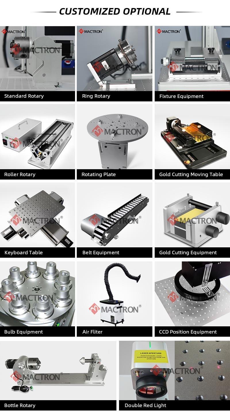 20W 30W 50W Raycus Fiber Laser Marking Machine for Metal/Plastic/Stainless Steel/Jewelry