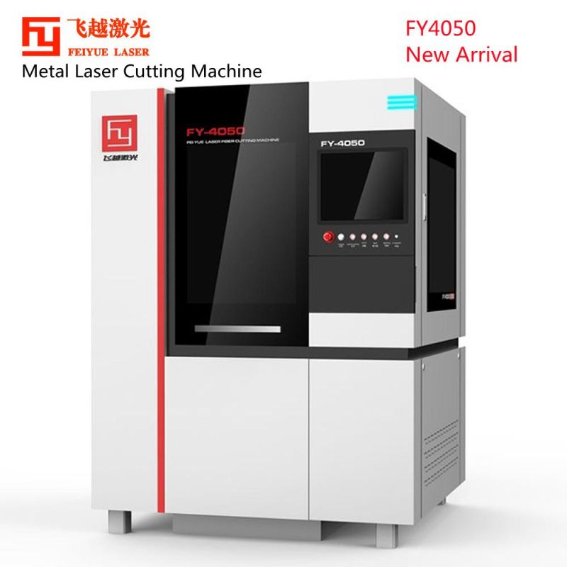 Fy4050b CNC Laser Cutting Machine Feiyue Laser Best Fiber Cutter CNC High Precision Cut Ss Cheap Steel Plate Aluminum Copper Jewelry Metal Laser Cutting Machine
