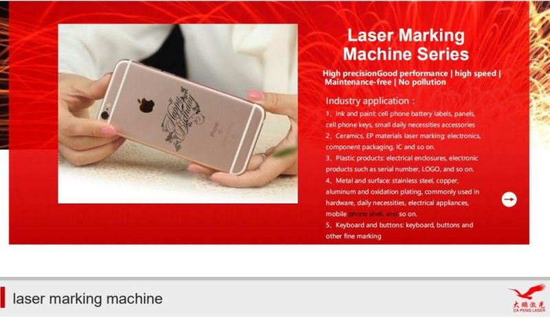 CO2 Laser Marking Machine with Ce Certification