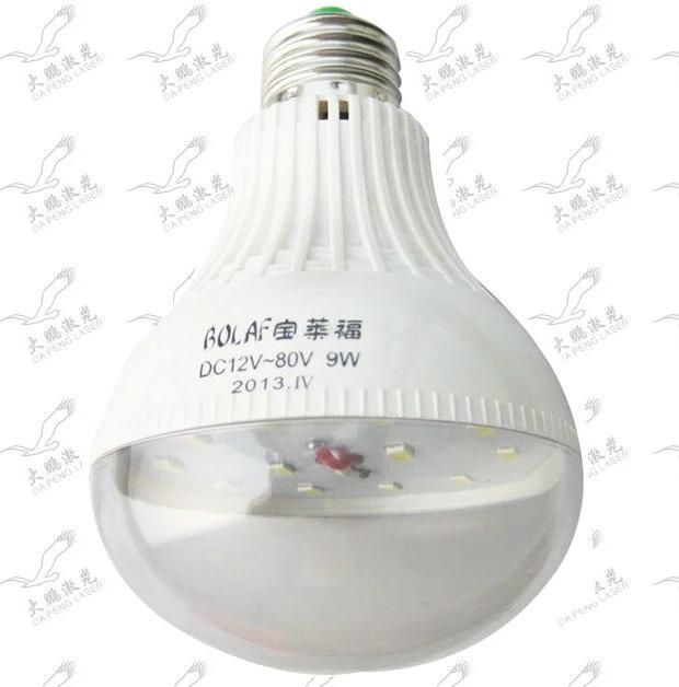Laser Marking Machine with Rotary Platform to Marking LED Lamp
