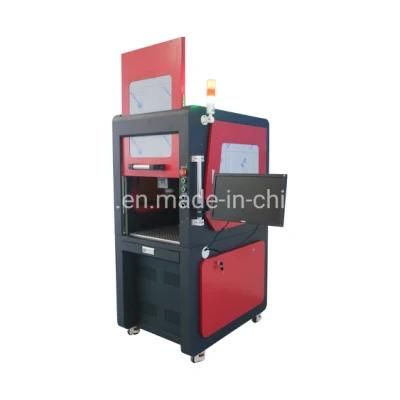 Closed 20W 30W 50W 3D Logo Metal Mopa Fiber Laser Marking Machine for Sale