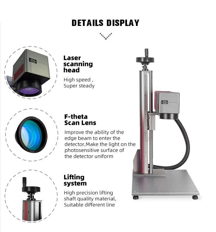 Portable Stainless Steel Laser Engraving Machine Laser Marking Machine for Metal Gold