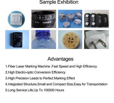 Metal Iron PC Fiber Laser Marki Machine Engraving Machine