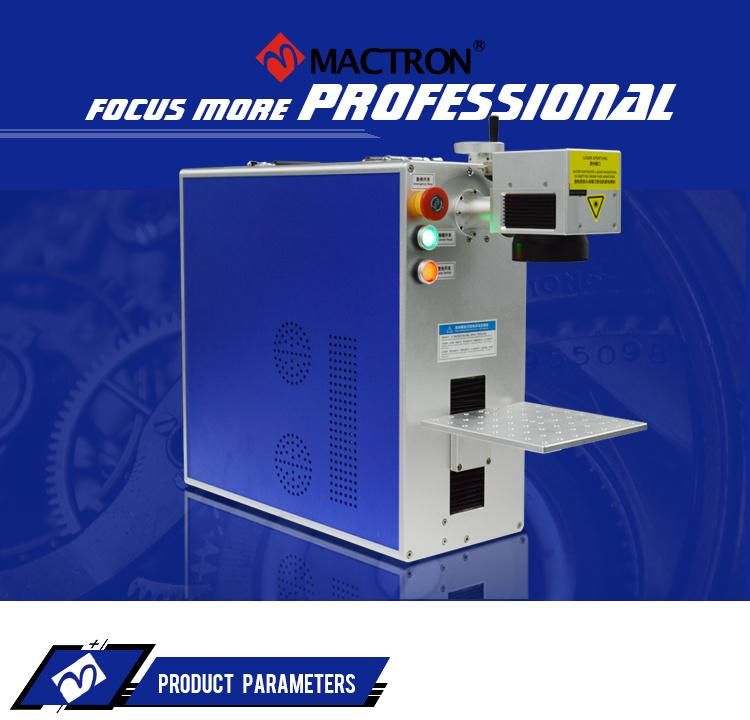 Desktop 30W Logo Car Number Plate Laser Marking Machine for Sale