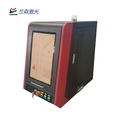 Raycus 30W Sealed Logo Dog-Tag Qr-Code Fiber Laser Marking Machine