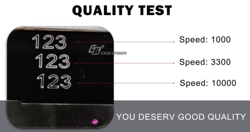 Serial Number Laser Marking Machine on Metal Painting Face