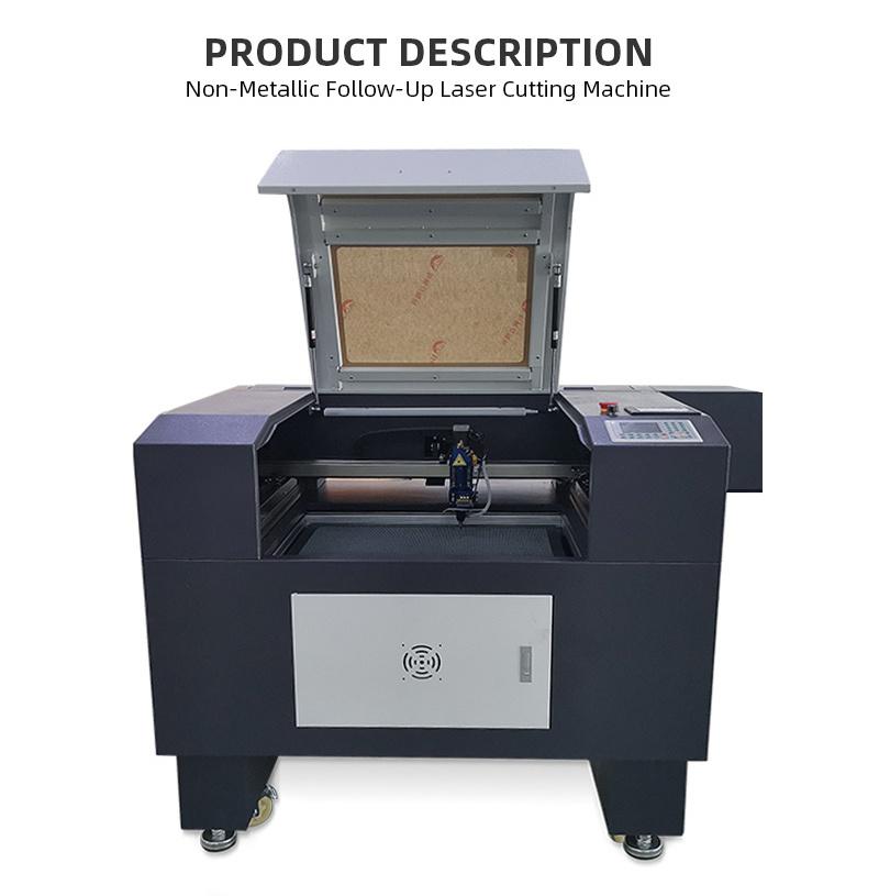 6090 80W High Quality Auto Focus Wood Laser Cutting and Engraving Machine
