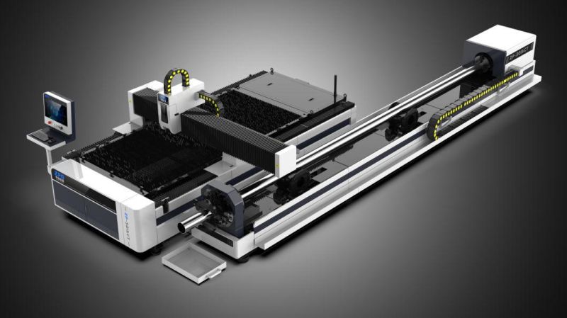 Fiber Laser Cutting Machine CNC Stainless Carbon Steel Metal Tube and Sheet Cutter