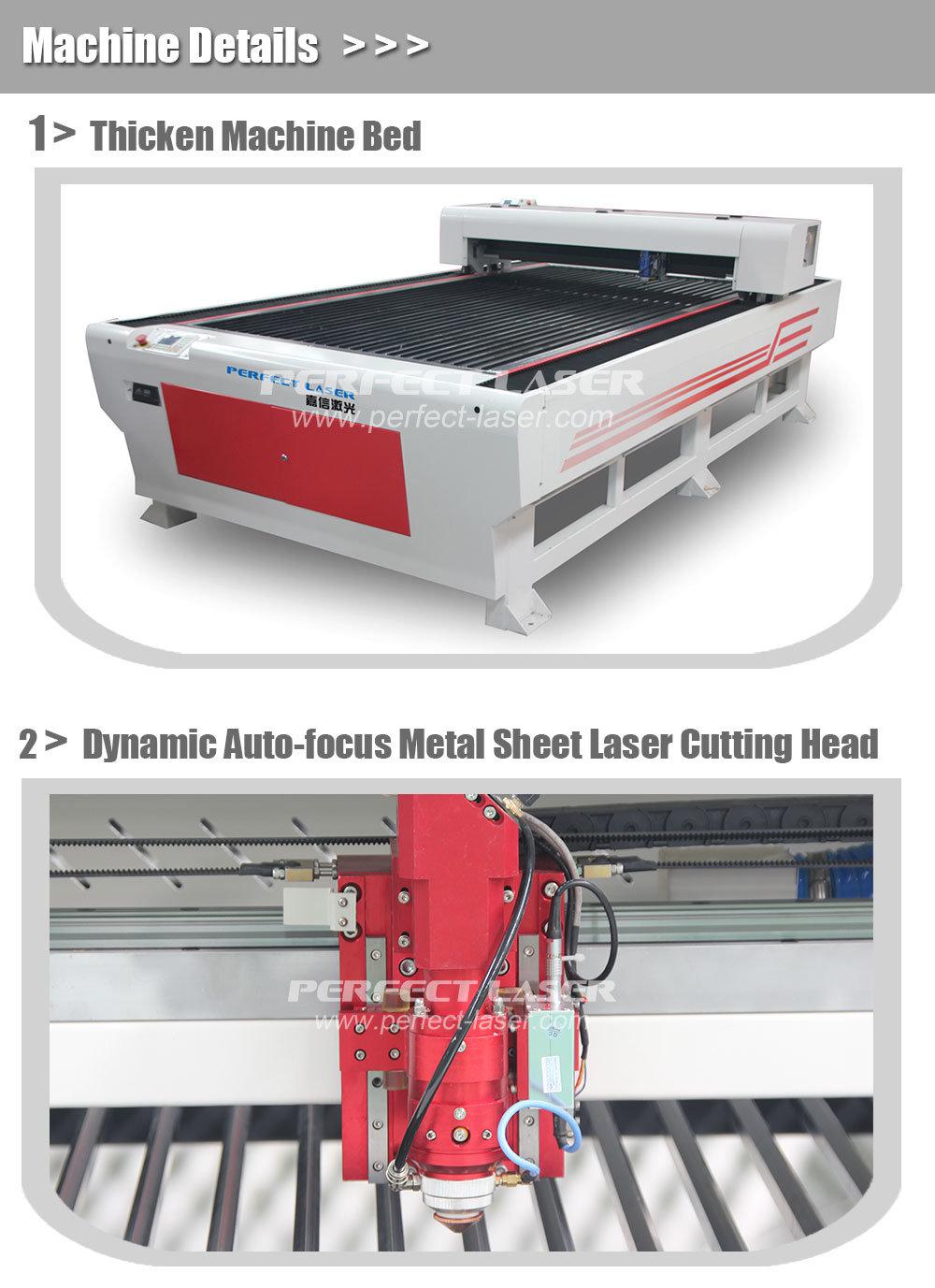 1325 CO2 Plywood Laser Cutting Machine Metal and Non-Metal 2mm Stainless Steel Cutting