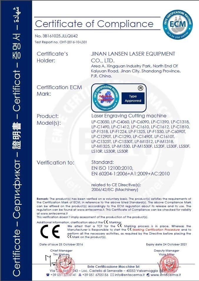 Desktop CO2 100W Conherent RF Laser Marking Machine