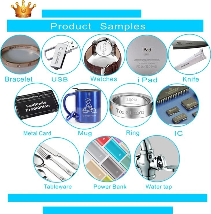 Portable Fiber Laser Marking Machine Marke Car Accessories and Cutlery