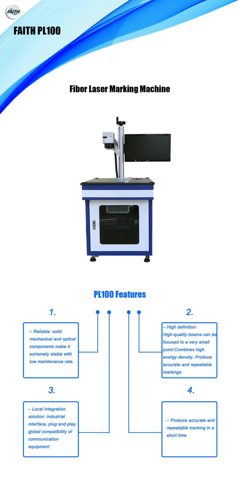 Faith Laser Engraver Cheap Fiber Date Printer