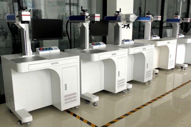 20W/30W/60W Jpt Raycus Max Ipg Table Logo Engraving Printing Marker Optical YAG Mini Portable Jewelry Plastic Pen Metal Color Mopa Fiber Laser Marking Machine