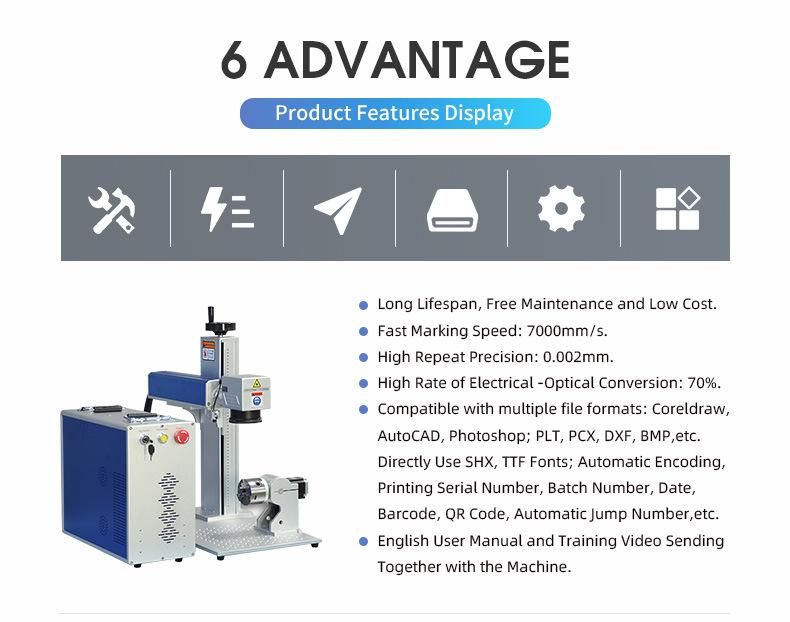 Fiber Laser Marking Engraving Machine Laser Engraver Marker