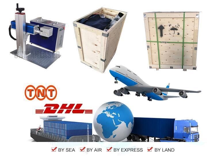 Split Type Mini Fiber Laser Marking Machine with Rotary Devices