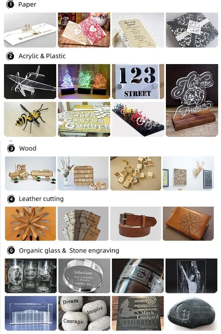 Table Top Mini CNC Engraving Machine Laser Cutting Machine for Handcraft