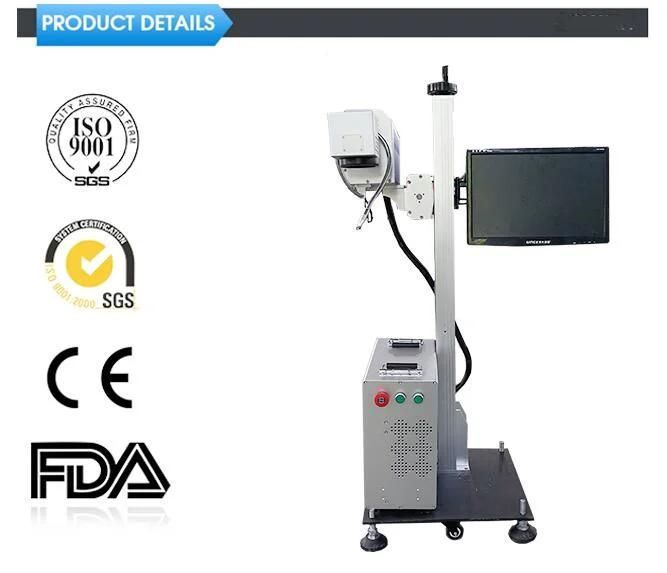 Fly Light Online CO2 Laser Marking Machine for Jeans Wood Nonmetal