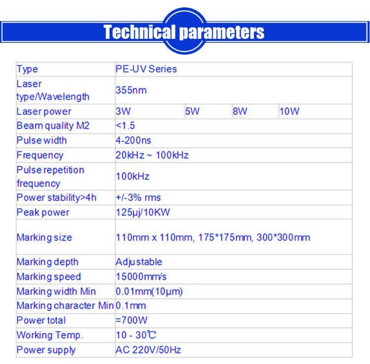 UV Laser Marking Machine Factory Price Hot Sale