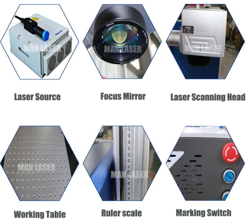 30W Laser Metal Marking Machine Jewelry Fiber Laser Marking Machines