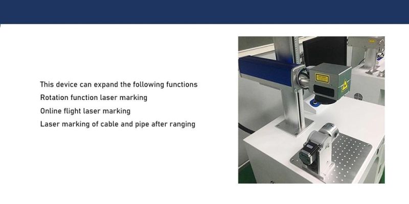 20W/30W/50W/70W/100W White/Black/Color Fiber Laser Marking Machine Price /Fiber Laser Engraver/Laser Marker on Metal