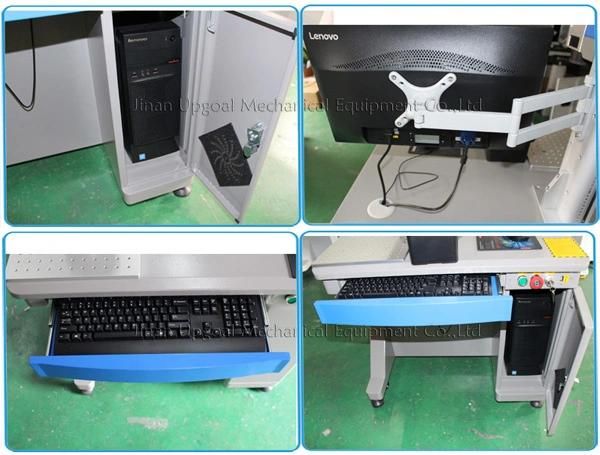 Metal Artware Fiber Laser Marking Engraving Machine 30W