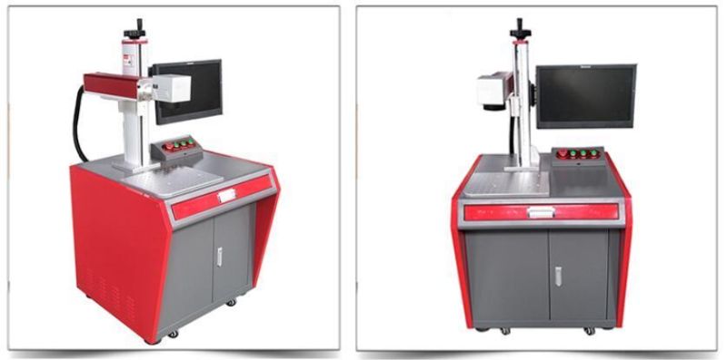 Air Cooled 30W Industrial Laser Marking Machine on Aluminum Nameplate