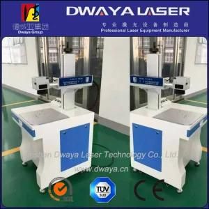 Metal Fiber Laser Marking Machine / Wood Acrylic Plastic Metal Laser Printer for Sale