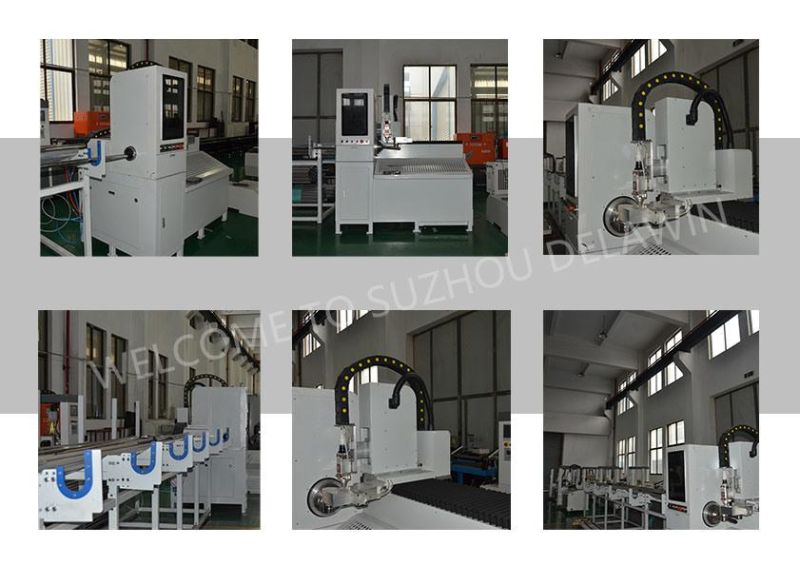 Metal Pipe Fiber Laser Cutting Machine with Pneumatic Chuck