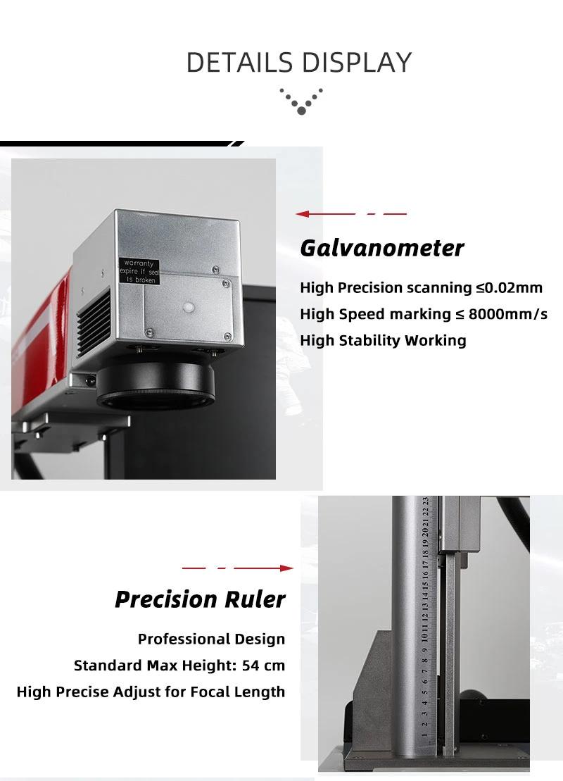Optical Security Plastic Seal Fiber Laser Marking Machine