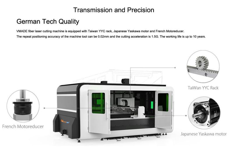 Fully-Automatic Fiber Laser Tube Cutting Machine Enclosed
