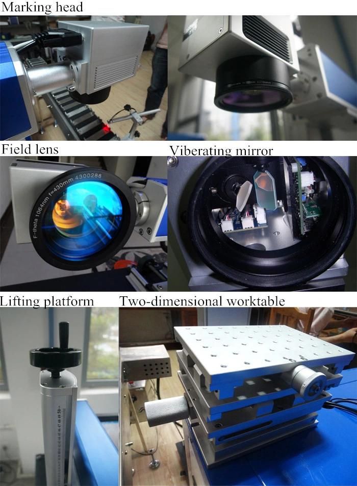 30W Raycus Coke Bottle Pen Flying Fiber Laser Marking Machine with Belt