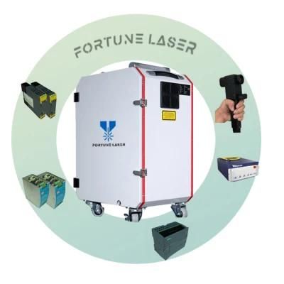 High Efficiency Rust Removal Laser Cleaning Machine/Laser Cleaner 200W/300W/500W Raycus