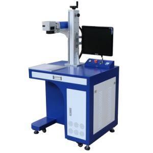 Moveable 20W 30W 50W Fiber Laser Marking Machine for Silicone Solar Cell Cutting Circle Cutting