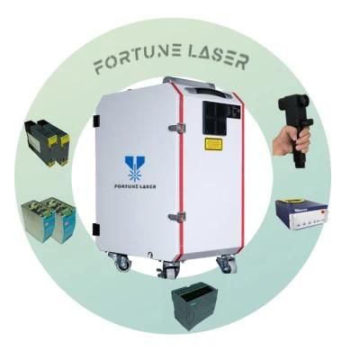 Portable Fiber Laser Rust Removal Machine for Cleaning Rusty Metal Pulse Laser Cleaning Machine