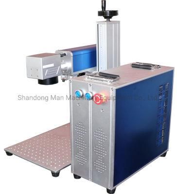 30W Israel Split Type Jewelry Fiber Laser Marking Machine Laser Engraving Machine for Stainless Steel Nameplate