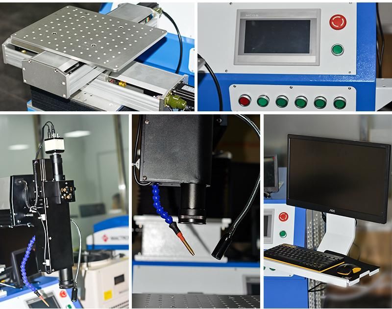 Four Axis Automatic Metal Laser Welding Machine with Rotary Device