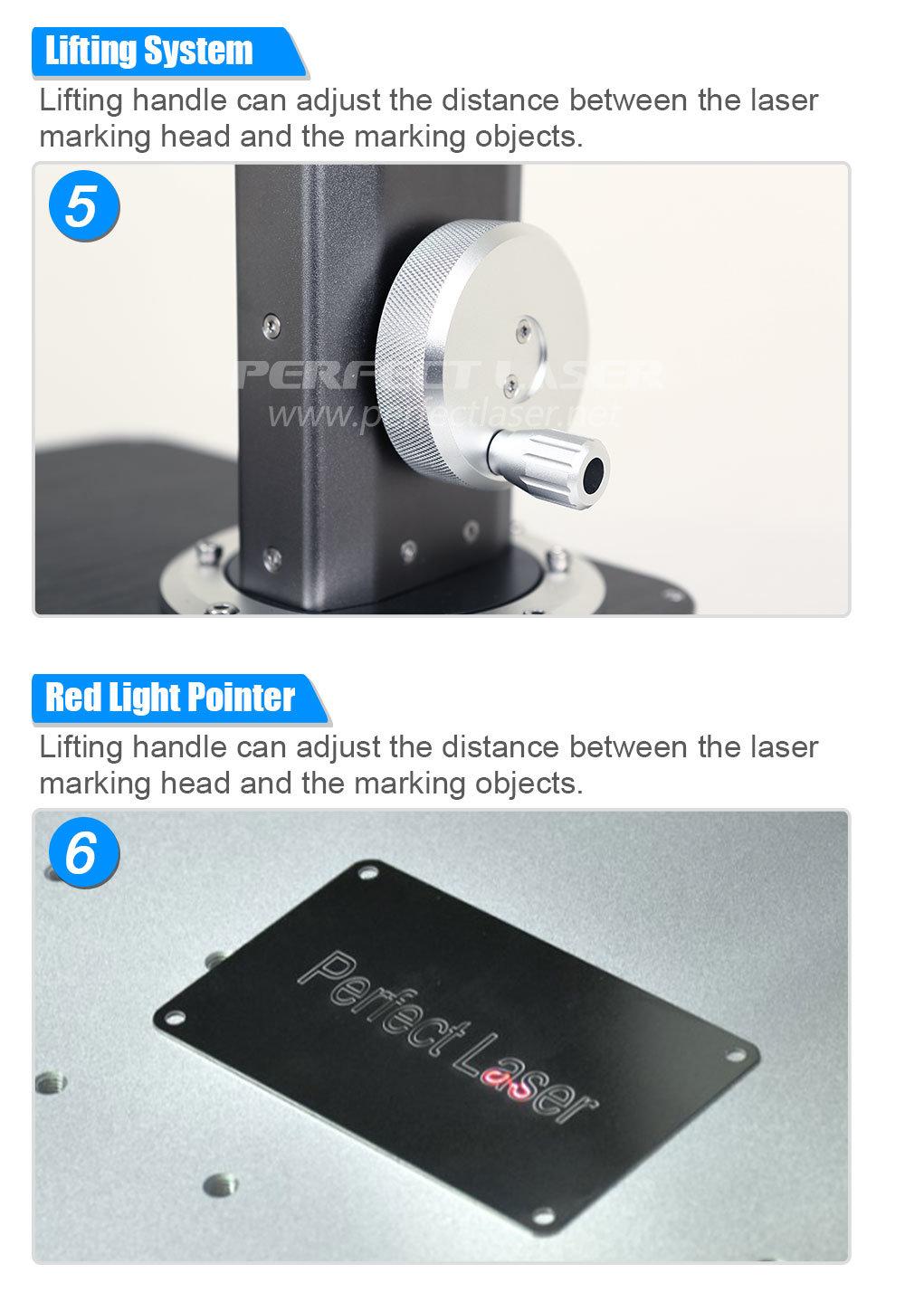 20W Mini Portable Fiber Laser Marking Machine Pedb-100A
