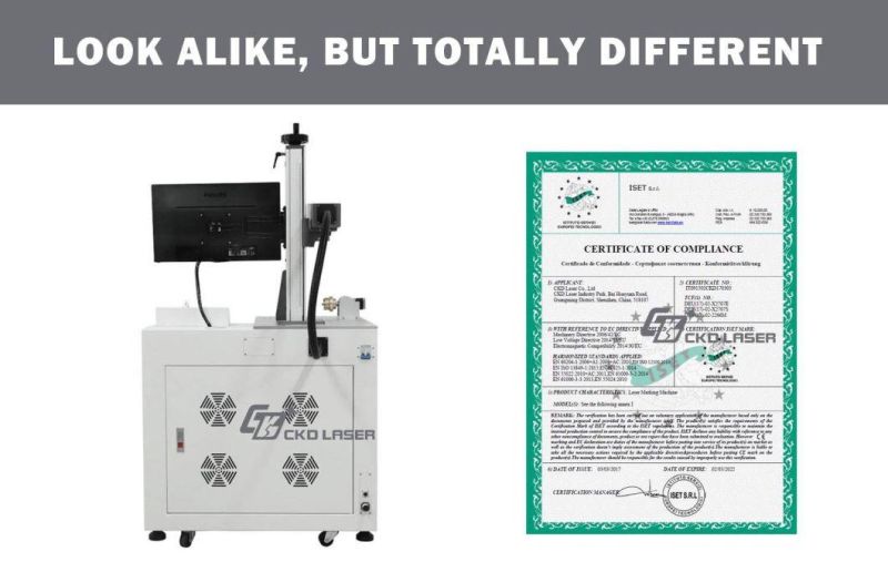 Laser Marking Machine for Sunglasses PVC Bank Card Metal Plastic
