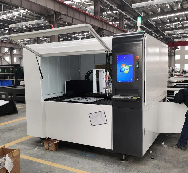 CNC Fiber 1000W 2000W 3000W Laser Cutter for Metal Cutting