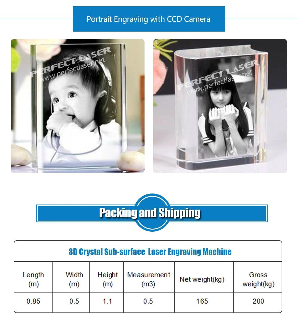 High Quality Sub-Surface Crystal Inner 3D Photo Picture Engraving Machine